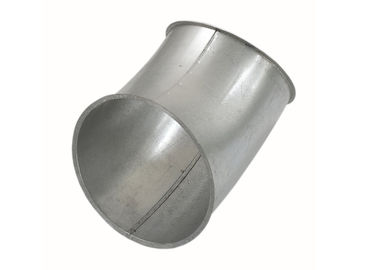 80mm Diameter Dust Collection Fittings Ducting Bends Of Galvanized Steel