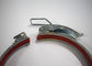 Metal Heavy Duty Pipe Clamps , Various Solid Power PIpeline Galvanized Pipe Clamp