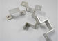 Precision Stamped Aluminum Parts Bracket Sliver ANSI Standard ISO 9001 Approved